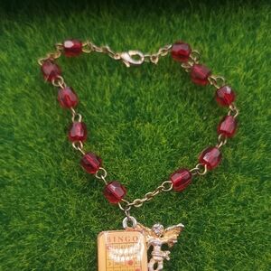 Guardian Angel Bingo Card Bracelet B3017